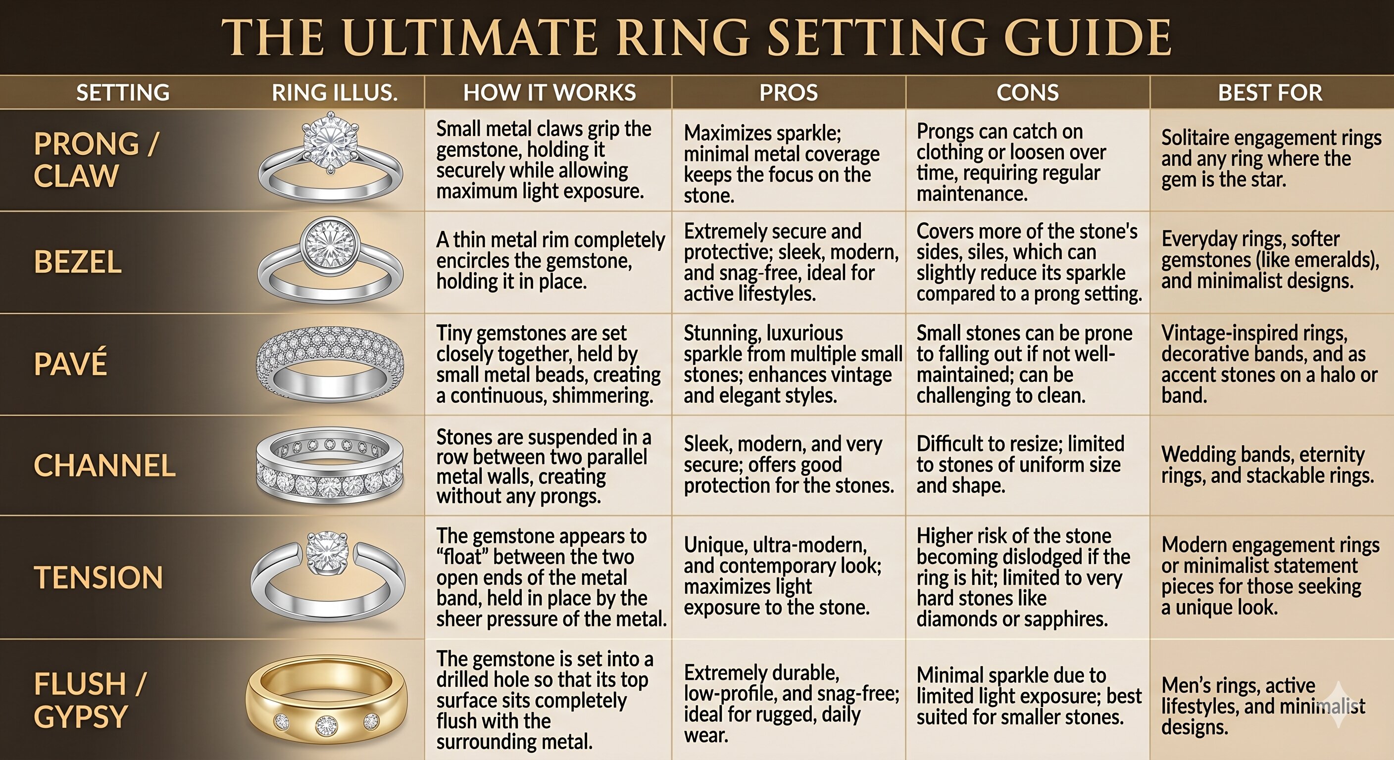the ultimate ring setting guide